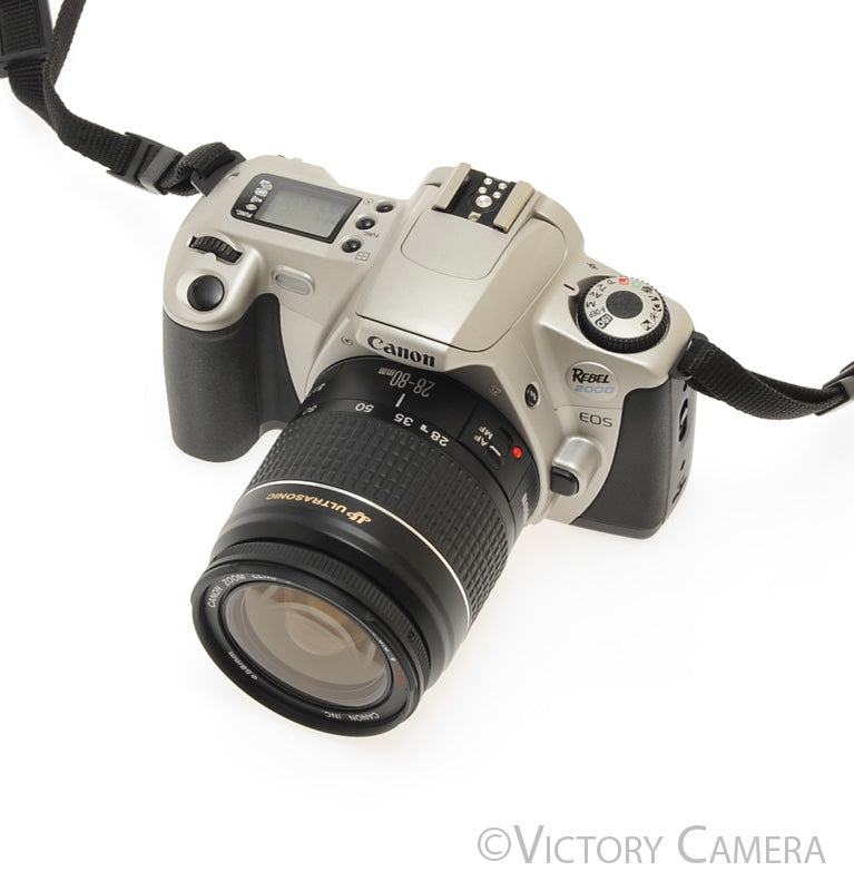 Canon Rebel 2000 35mm Auto Focus Film Camera w/ 28-80mm Zoom Lens [EXC+] - Victory Camera