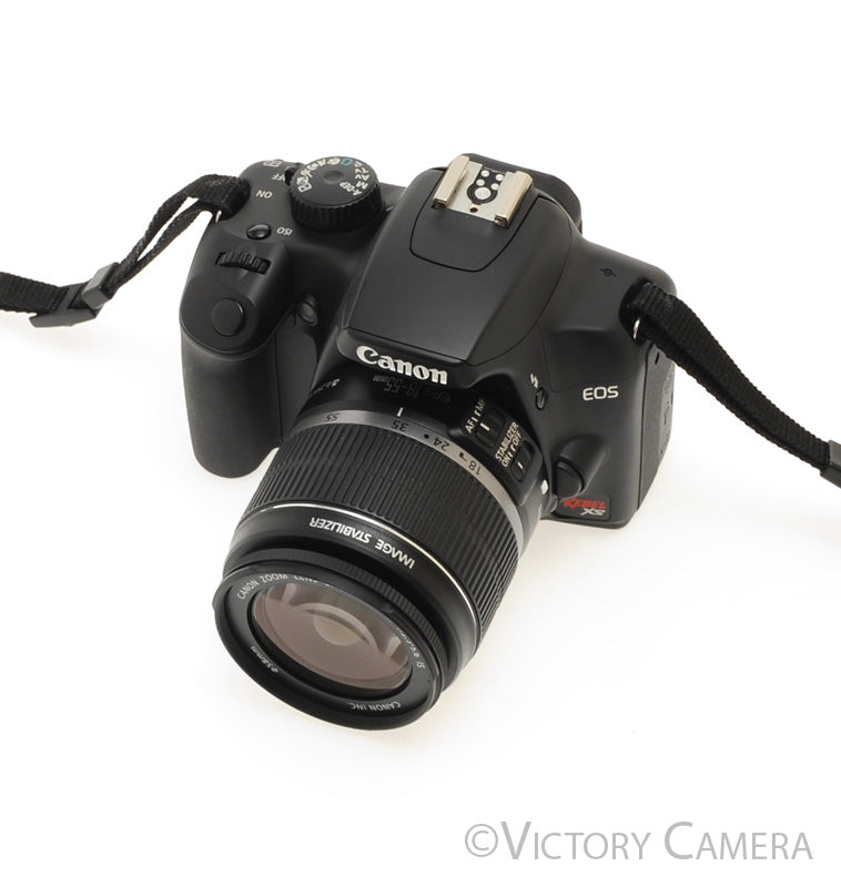 Canon Rebel XS 1000D 10.1 MP Digital Camera w/ 18-55mm Zoom Lens [EXC+] - Victory Camera