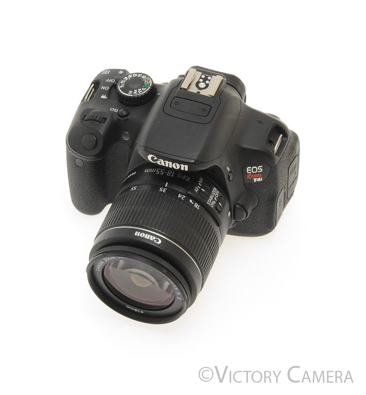 Canon Rebel T4i 18MP Digital SLR Camera w/ 18-55mm Zoom Lens  [EXC+] - Victory Camera