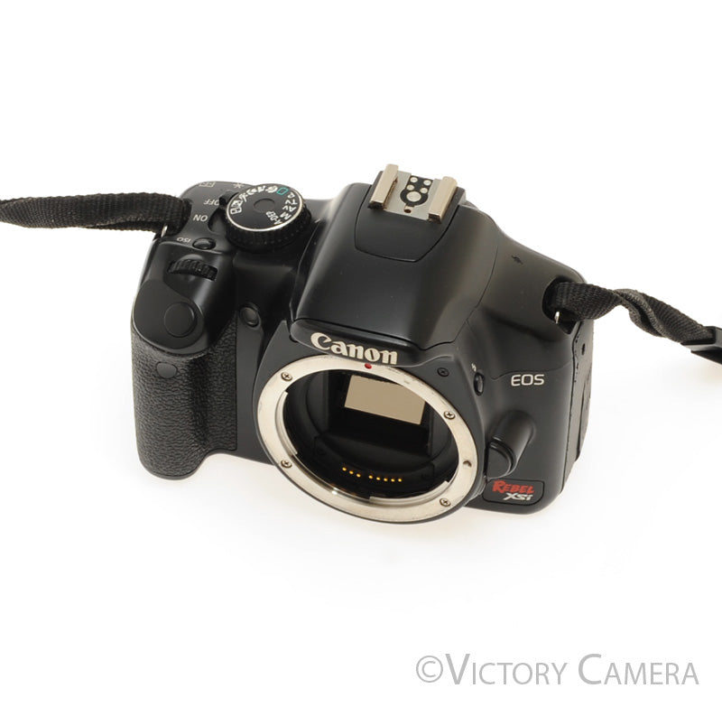 Canon EOS Rebel XSi 12.2MP Digital SLR Black Camera Body [EXC] - Victory Camera
