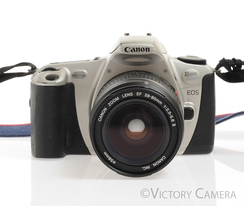 Canon Rebel 2000 35mm Auto Focus Film Camera w/ 28-80mm Zoom Lens - Victory Camera