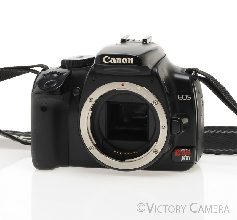 Canon Rebel XTi 10.1MP DSLR Camera Body w/ Charger [EXC] - Victory Camera