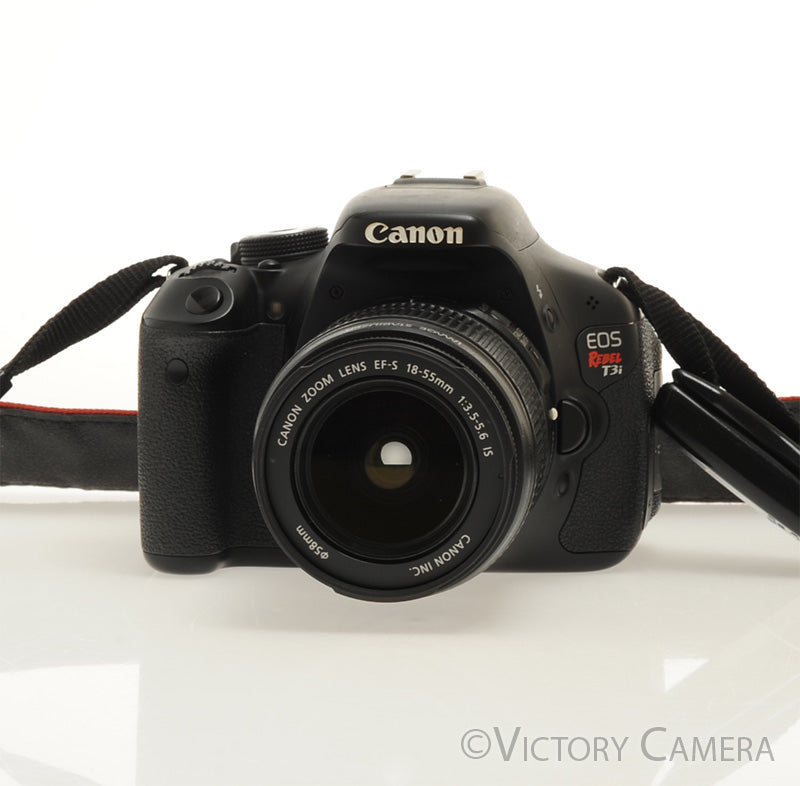 Canon EOS Rebel T3i 18.7mp Digital Camera with EF-S 18-55mm II Lens [EXC]