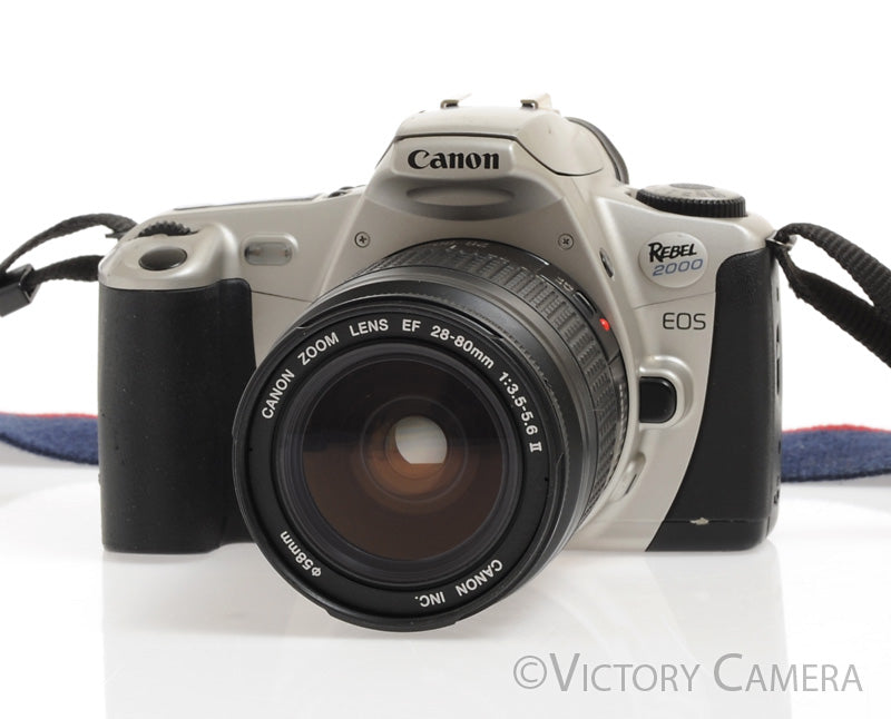 Canon Rebel 2000 35mm Auto Focus Film Camera w/ 28-80mm Zoom Lens - Victory Camera