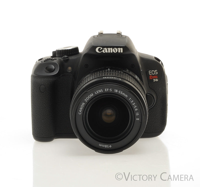 Canon Rebel T4i 18MP Digital SLR Camera w/ 18-55mm Zoom Lens  [EXC+] - Victory Camera