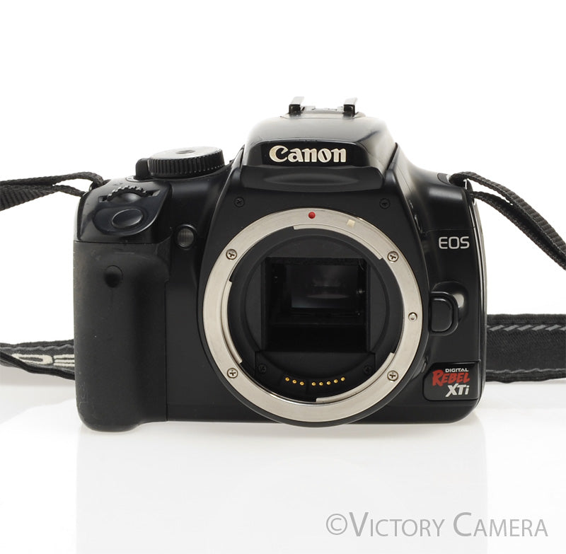 Canon Rebel XTi 10.1MP DSLR Camera Body w/ Charger [EXC] - Victory Camera