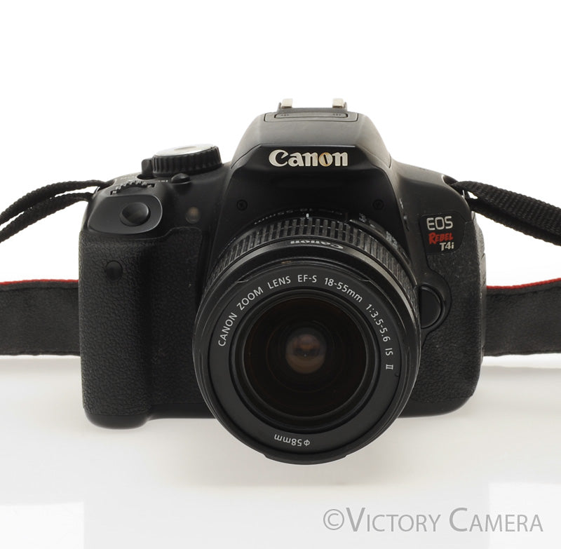 Canon Rebel T4i 18MP Digital SLR Camera w/ 18-55mm Zoom Lens [EXC+]