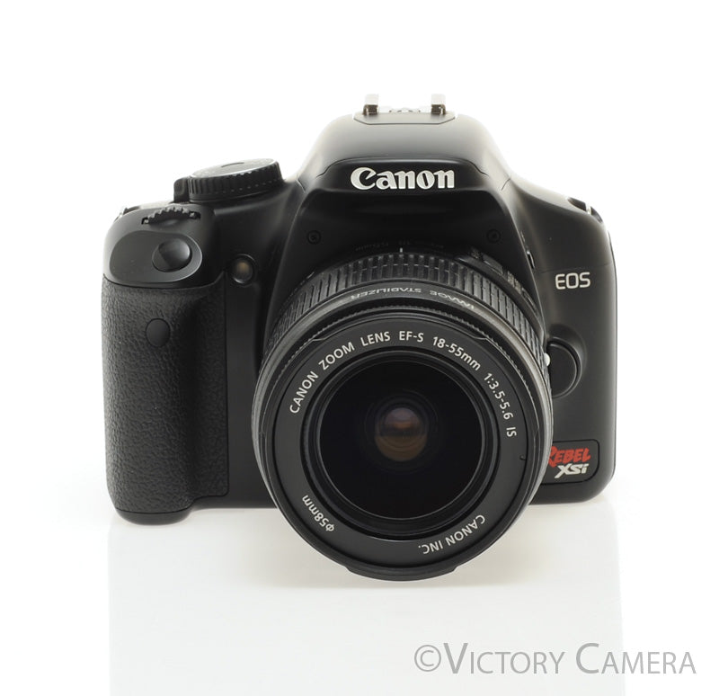 Canon EOS Rebel XSi 12.2MP Digital SLR Camera w/ 18-55mm Lens [EXC+] - Victory Camera
