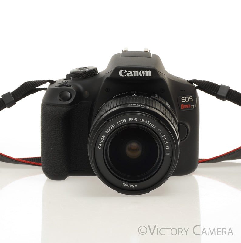 Canon EOS Rebel T7 24.1MP Digital SLR Camera w/ EF-s 18-55mm Lens  [MINT-] - Victory Camera