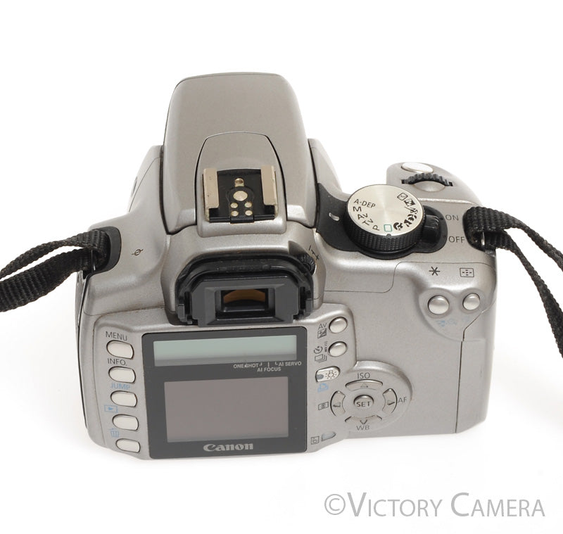 Canon EOS 350D Rebel XT Grey 8MP Digital SLR Camera Body w/ Battery &amp; Charger
