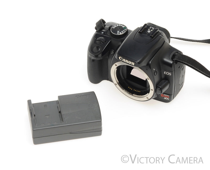 Canon Rebel XTi 10.1MP DSLR Camera Body w/ Charger [EXC] - Victory Camera