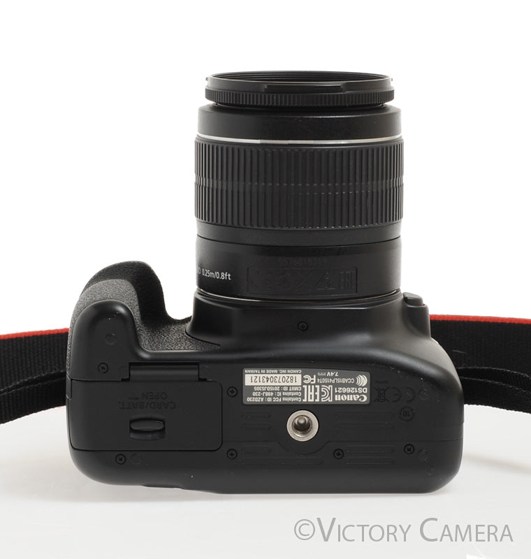 Canon Rebel T6 18MP Digital SLR Camera Body w/ 18-55mm II Zoom Lens -Clean- - Victory Camera