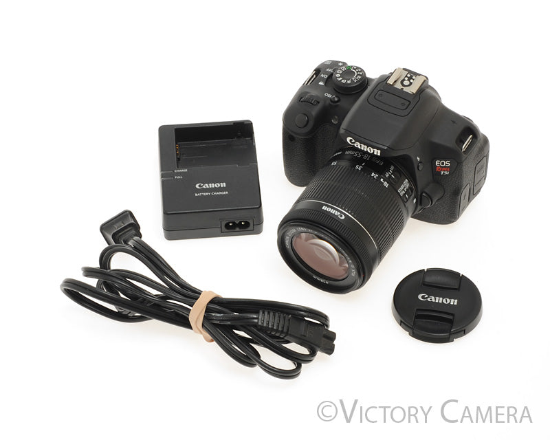 Canon EOS Rebel T5i 18MP DSLR w/ 18-55mm Zoom Lens [EXC+] - Victory Camera