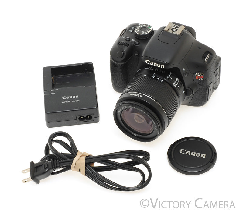 Canon EOS Rebel T3i 18.7mp Digital Camera with EF-S 18-55mm II Lens  [EXC+] - Victory Camera