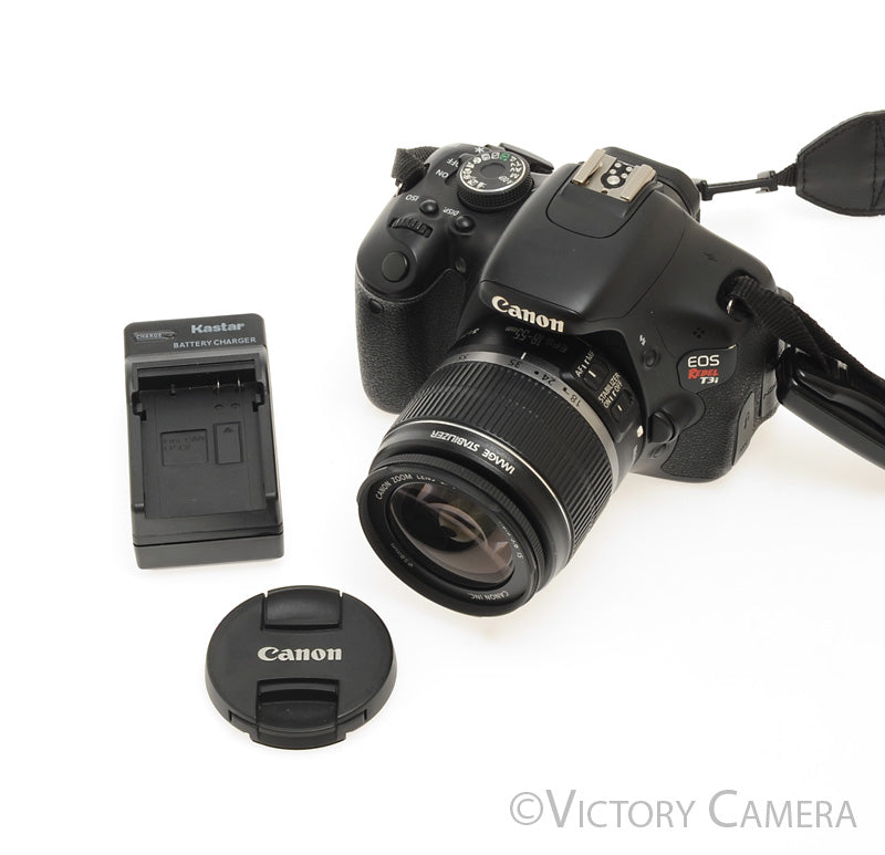 Canon EOS Rebel T3i 18.7mp Digital Camera with EF-S 18-55mm II Lens [EXC]