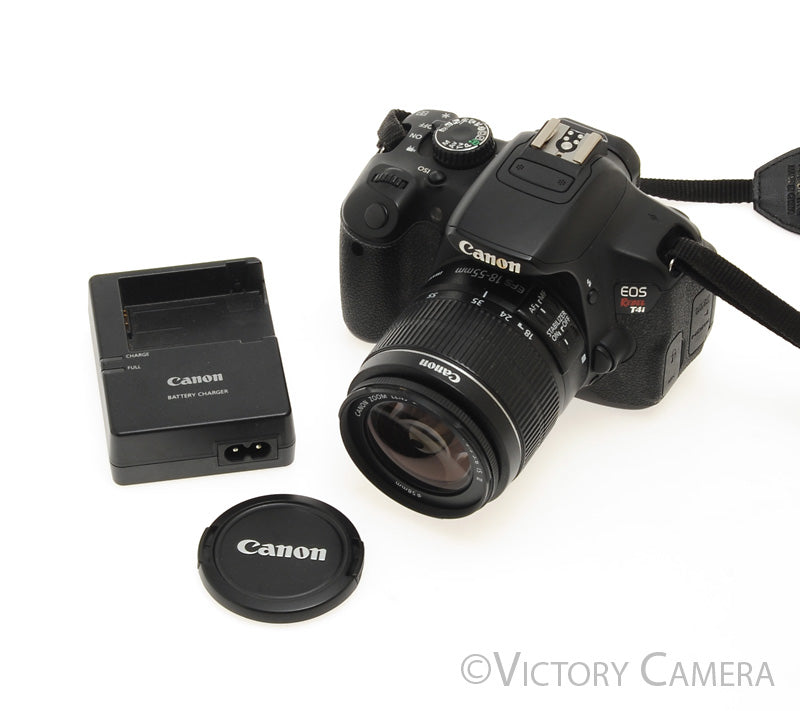 Canon Rebel T4i 18MP Digital SLR Camera w/ 18-55mm Zoom Lens [EXC+]