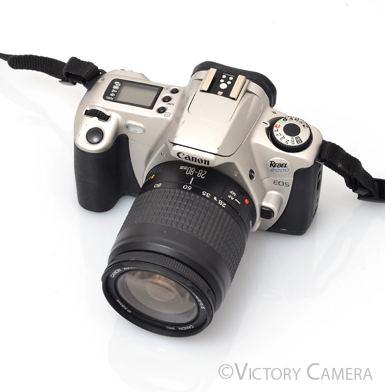 Canon Rebel 2000 35mm Auto Focus Film Camera w/ 28-80mm Zoom Lens [EXC-] - Victory Camera