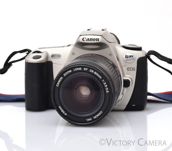 Canon Rebel 2000 35mm Auto Focus Film Camera w/ 28-80mm Zoom Lens [EXC