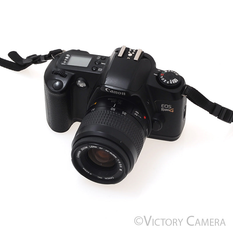 Canon EOS Rebel G 35mm Autofocus Film Camera w/ 35-80mm Zoom Lens [EXC] - Victory Camera