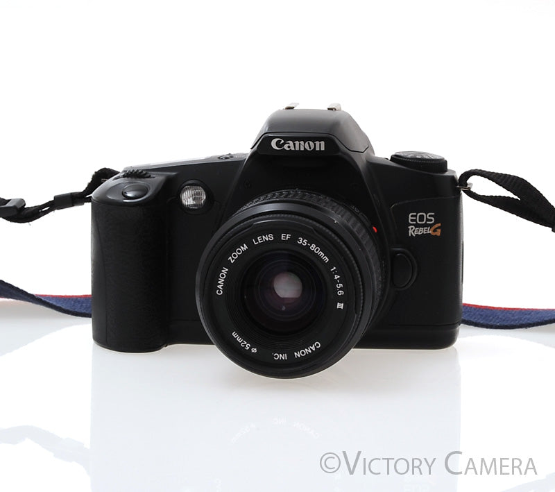 Canon EOS Rebel G 35mm Autofocus Film Camera w/ 35-80mm Zoom Lens [EXC] - Victory Camera