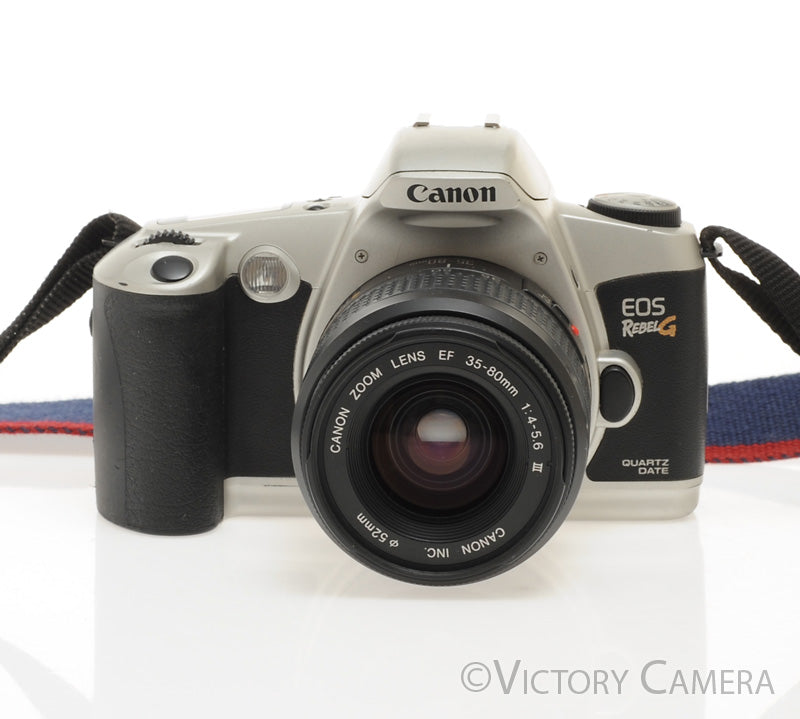 Canon EOS Rebel G 35mm Autofocus Film Camera w/ 35-80mm Zoom Lens [EXC] - Victory Camera