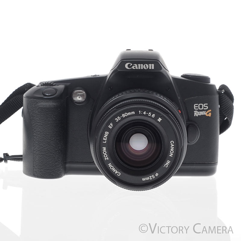 Canon EOS Rebel G Autofocus 35mm Film Camera with 35-80mm f4-5.6 Lens [EXC+] image 1