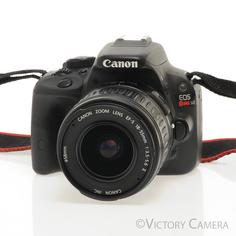 Canon EOS Rebel SL1 18MP Digital SLR Camera w/ 18-55mm Zoom Lens [EXC+] - Victory Camera