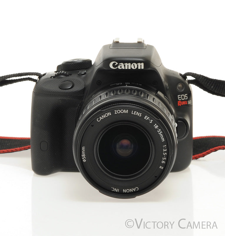 Canon EOS Rebel SL1 18MP Digital SLR Camera w/ 18-55mm Zoom Lens [EXC+] - Victory Camera