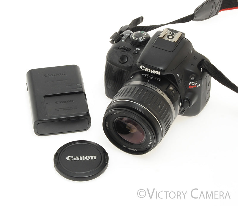 Canon EOS Rebel SL1 18MP Digital SLR Camera w/ 18-55mm Zoom Lens [EXC+] - Victory Camera
