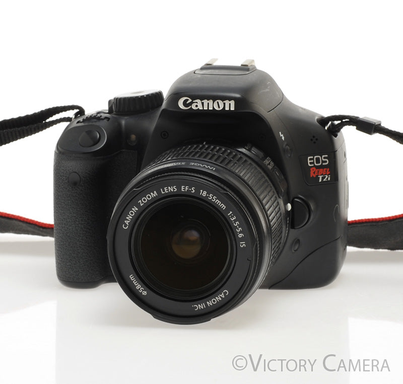 Canon EOS Rebel T2i 18MP DSLR w/ EF-S 18-55mm F3.5-5.6 Lens [EXC+] - Victory Camera