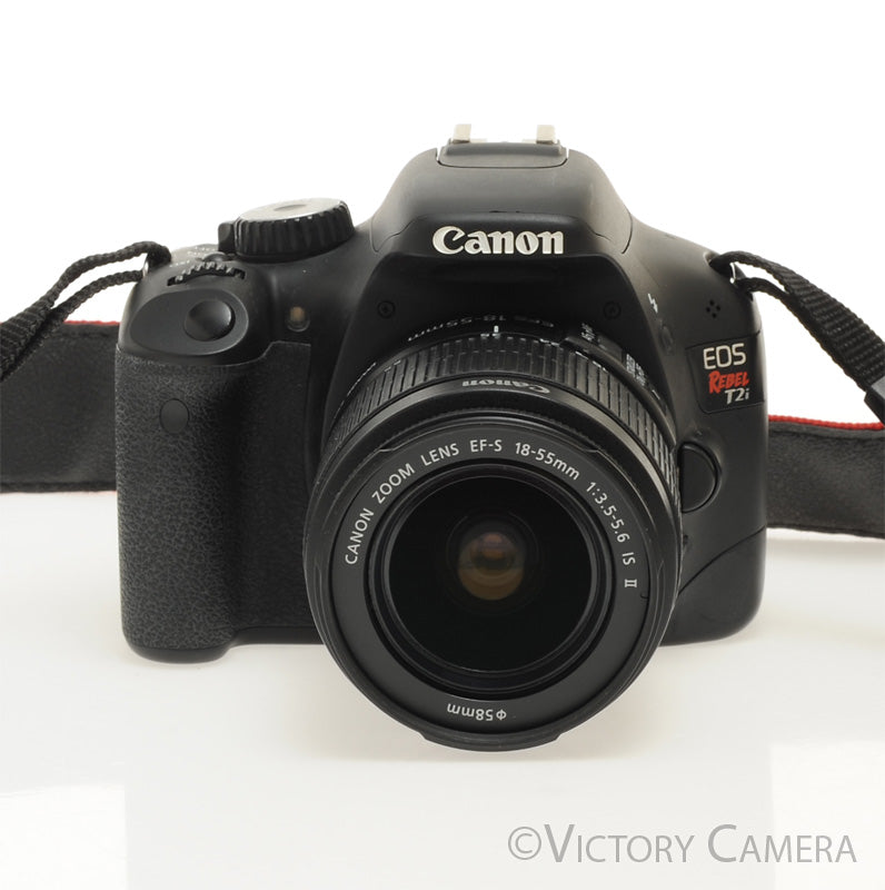 Canon EOS Rebel T2i 18MP DSLR w/ EF-S 18-55mm F3.5-5.6 Lens [EXC+] - Victory Camera