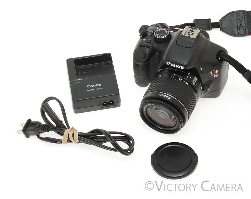Canon EOS Rebel T2i 18MP DSLR w/ EF-S 18-55mm F3.5-5.6 Lens [EXC+] - Victory Camera