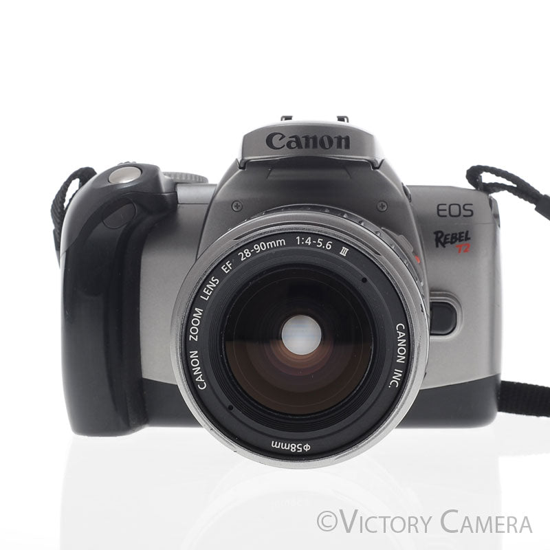 Canon EOS Rebel T2 35mm FILM Camera w/ EF 28-90mm f/4-5.6 III Lens [EXC] image 1