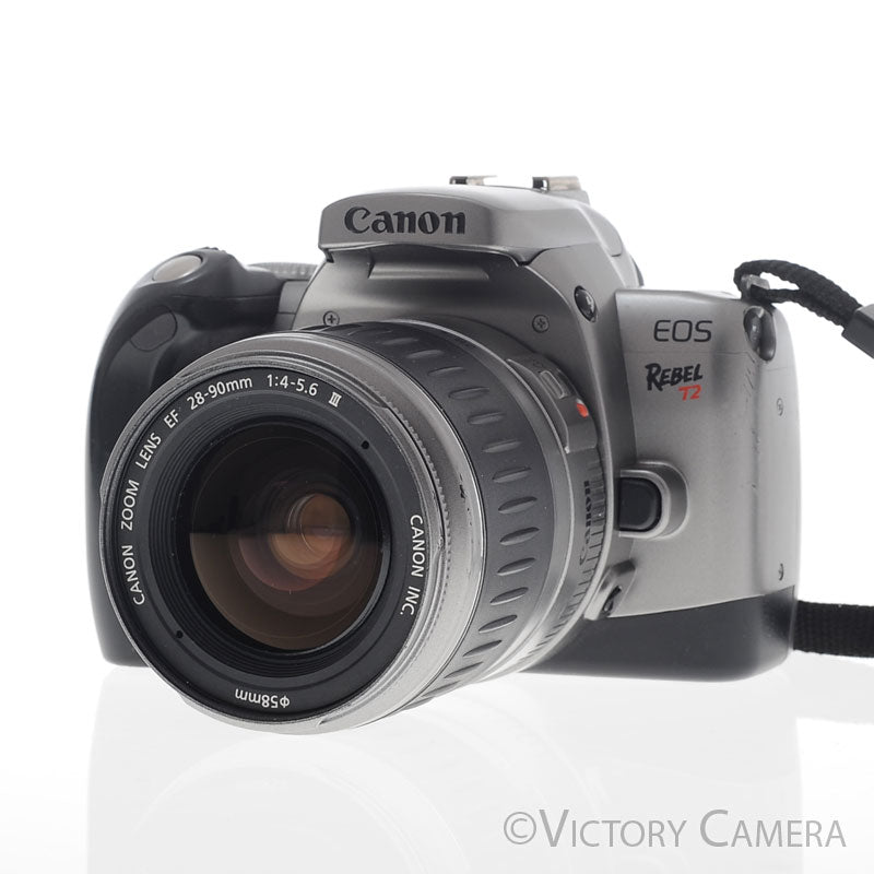 Canon EOS Rebel T2 35mm FILM Camera w/ EF 28-90mm f/4-5.6 III Lens [EXC] image 2
