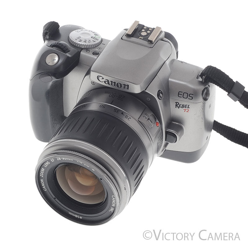 Canon EOS Rebel T2 35mm FILM Camera w/ EF 28-90mm f/4-5.6 III Lens [EXC] image 3
