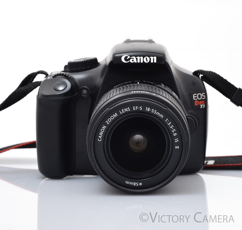 Canon EOS Rebel T3 12.2 MP DSLR Camera w/ 18-55mm f3.5-5.6 EFS Lens  [EXC] - Victory Camera