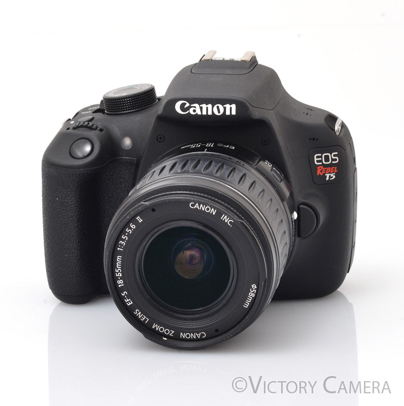 Canon EOS Rebel T5 18MP DSLR w/ 18-55mm Zoom Lens [EXC-] - Victory Camera