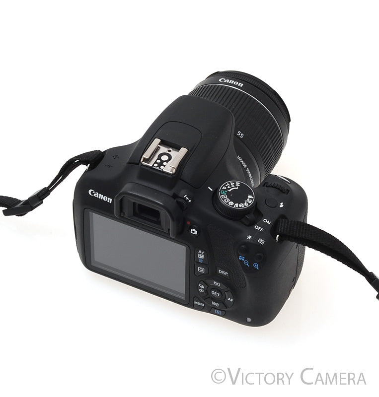 Canon Rebel T5 18MP Digital SLR Camera Body w/ 18-55mm II Zoom Lens [EXC+] - Victory Camera