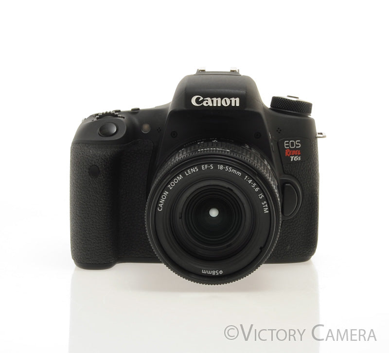 Canon EOS Rebel T6s 24.2 MP DSLR w/ 18-55mm Zoom Lens [EXC+]