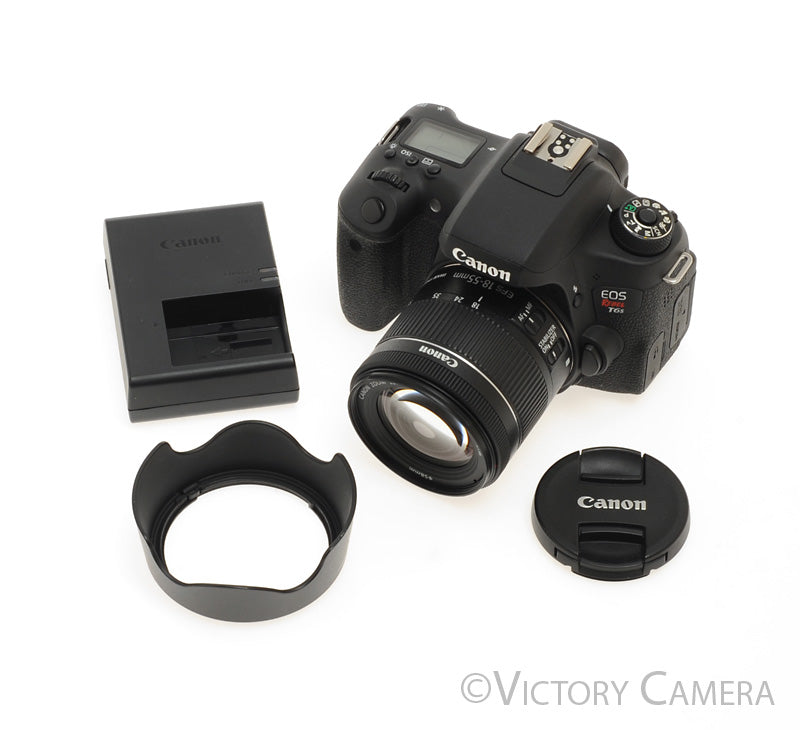 Canon EOS Rebel T6s 24.2 MP DSLR w/ 18-55mm Zoom Lens [EXC+]