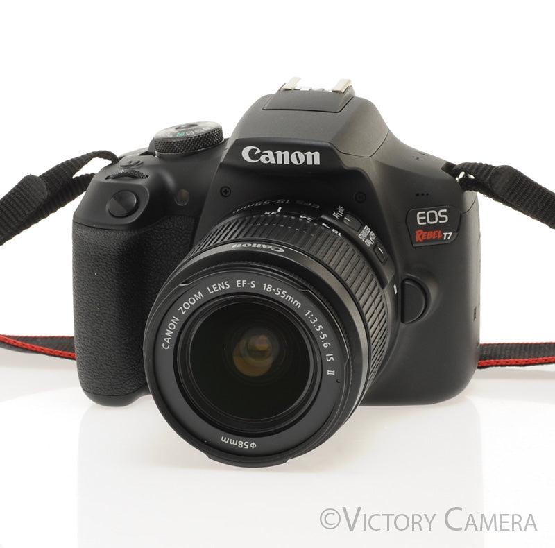 Canon EOS Rebel T7 24.1MP Digital SLR Camera w/ EF-s 18-55mm Lens [EXC+] - Victory Camera