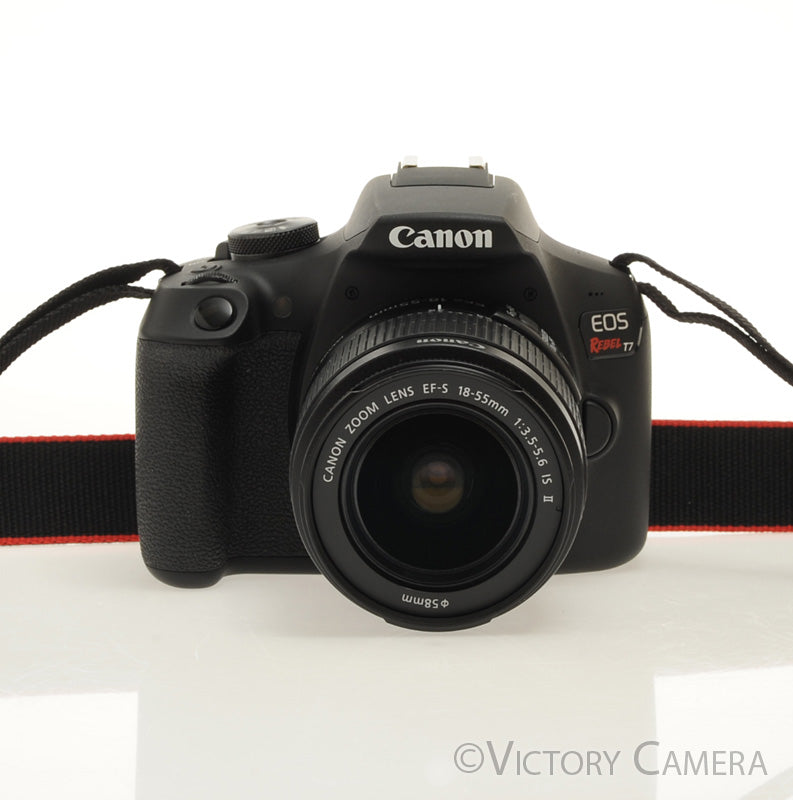 Canon EOS Rebel T7 24.1MP Digital SLR Camera w/ EF-s 18-55mm Lens [MINT-] - Victory Camera