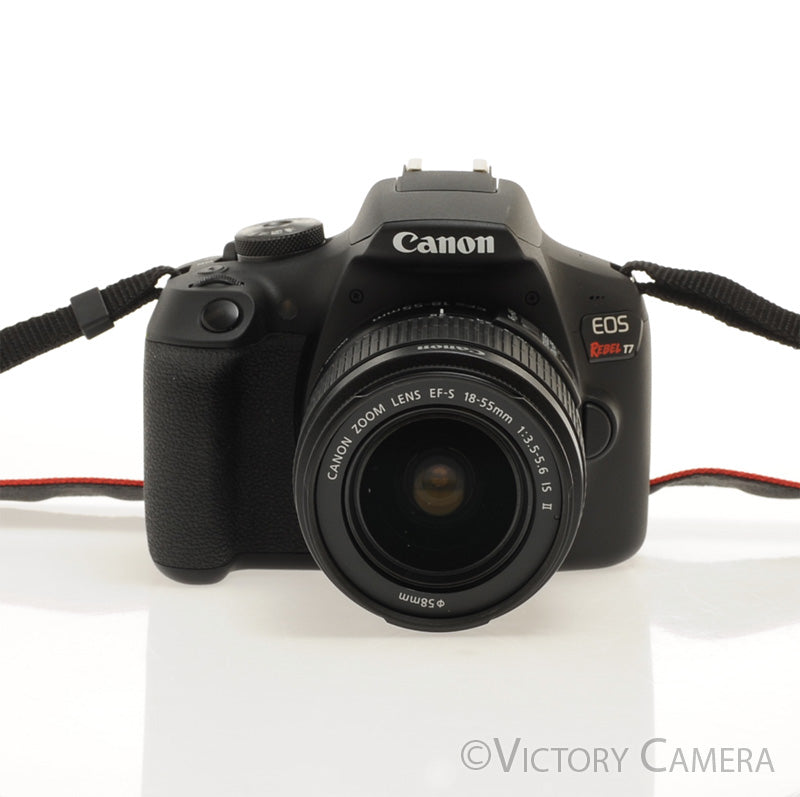 Canon EOS Rebel T7 24.1MP Digital SLR Camera w/ EF-s 18-55mm Lens  [MINT-] - Victory Camera