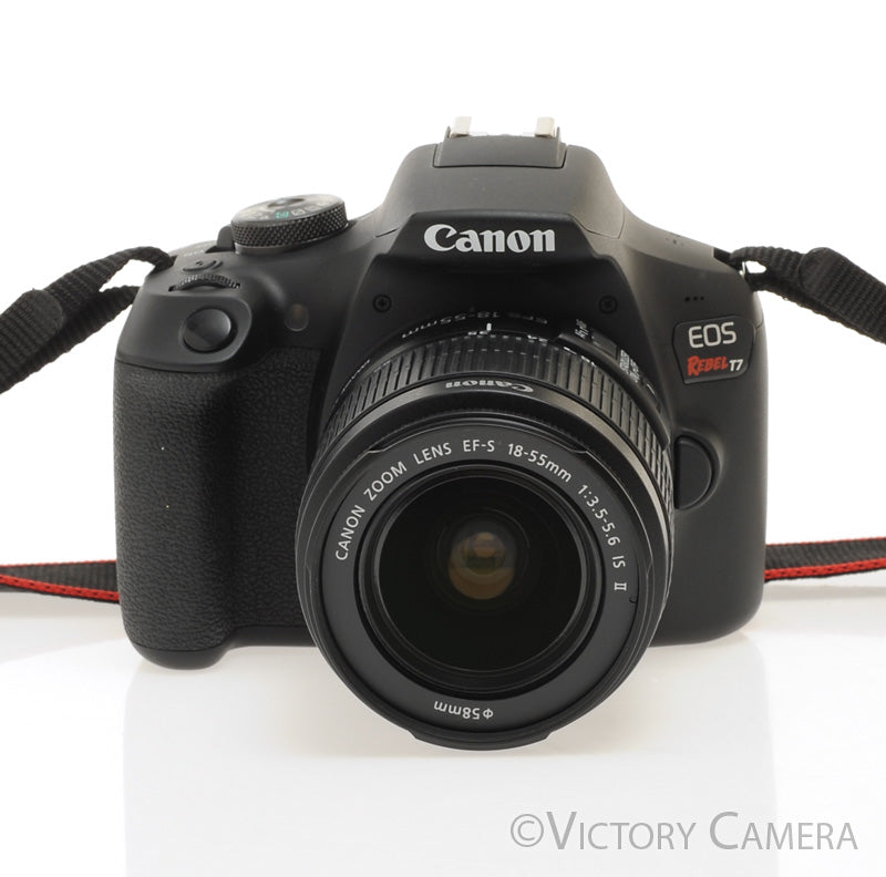 Canon EOS Rebel T7 24.1MP Digital SLR Camera w/ EF-s 18-55mm Lens [EXC+] - Victory Camera