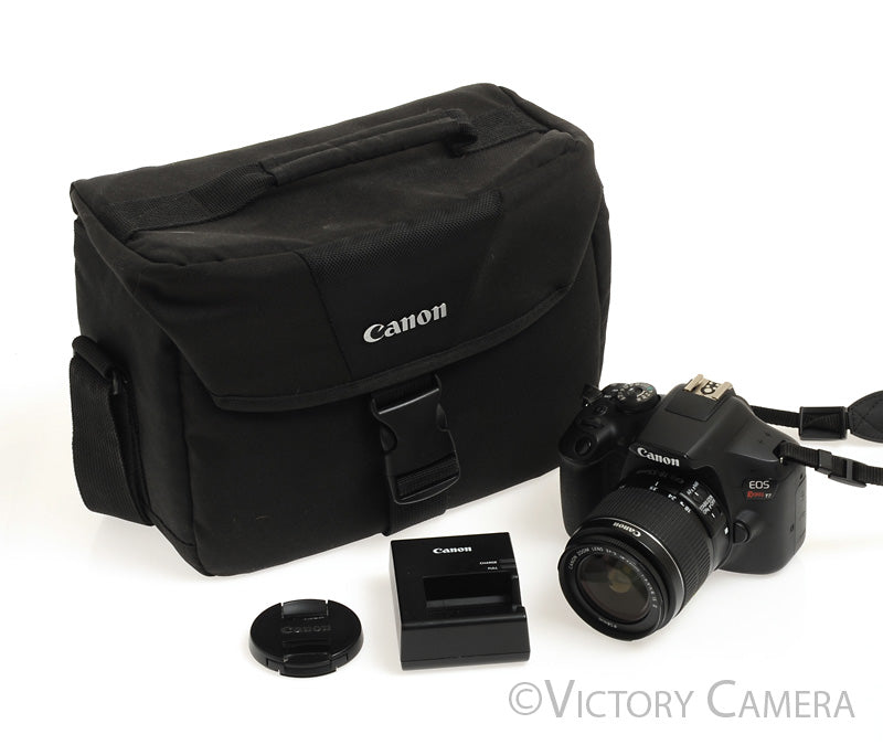 Canon EOS Rebel T7 24.1MP Digital SLR Camera w/ EF-s 18-55mm Lens w/ Case - Victory Camera