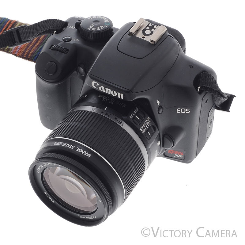 Canon Rebel XS 1000D 10.1 MP Digital Camera w/ 18-55mm Zoom Lens [EXC+] - Victory Camera