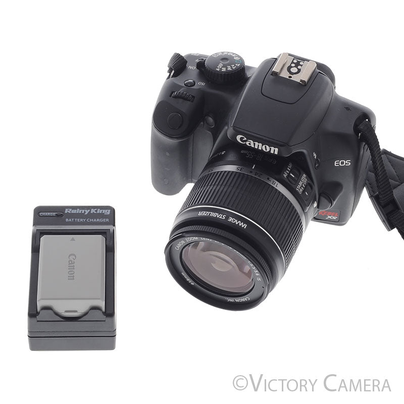 Canon Rebel XS 1000D 10.1 MP Digital Camera w/ 18-55mm Zoom Lens [EXC+] - Victory Camera