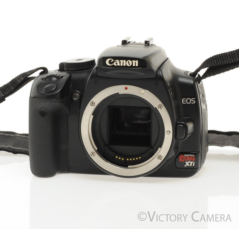 Canon Rebel XTi 10.1MP DSLR Camera Body w/ Charger [EXC] - Victory Camera
