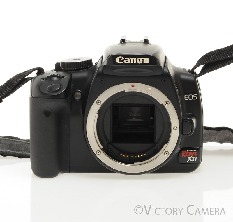 Canon Rebel XTi 10.1MP DSLR Camera Body w/ Charger [EXC] - Victory Camera