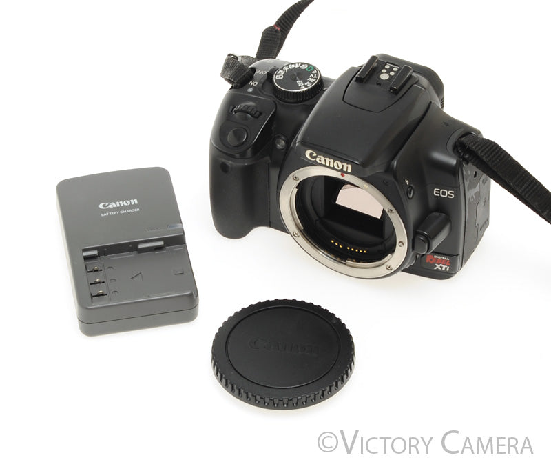 Canon Rebel XTi 10.1MP DSLR Camera Body w/ Charger [EXC] - Victory Camera